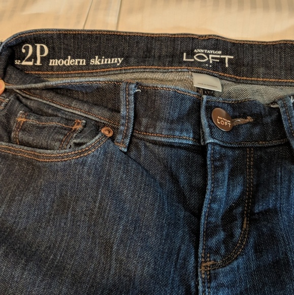 Loft Dark Denimn Jeans - Picture 3 of 4